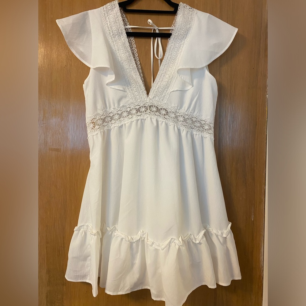 Alter’d State white mini dress